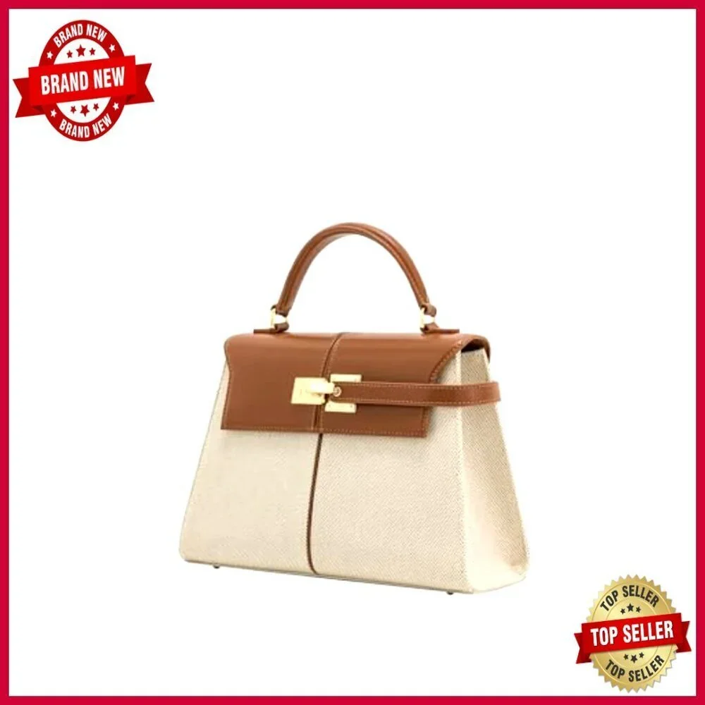 Large Vegan Leather Satchel with Adjustable Strap, Top Handle Bag